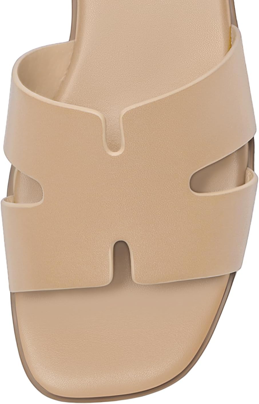 Thumbnail 5 de Rihero Women's Dressy Flat Sandals: Comfortable Slip-On Leather Slide for Summer