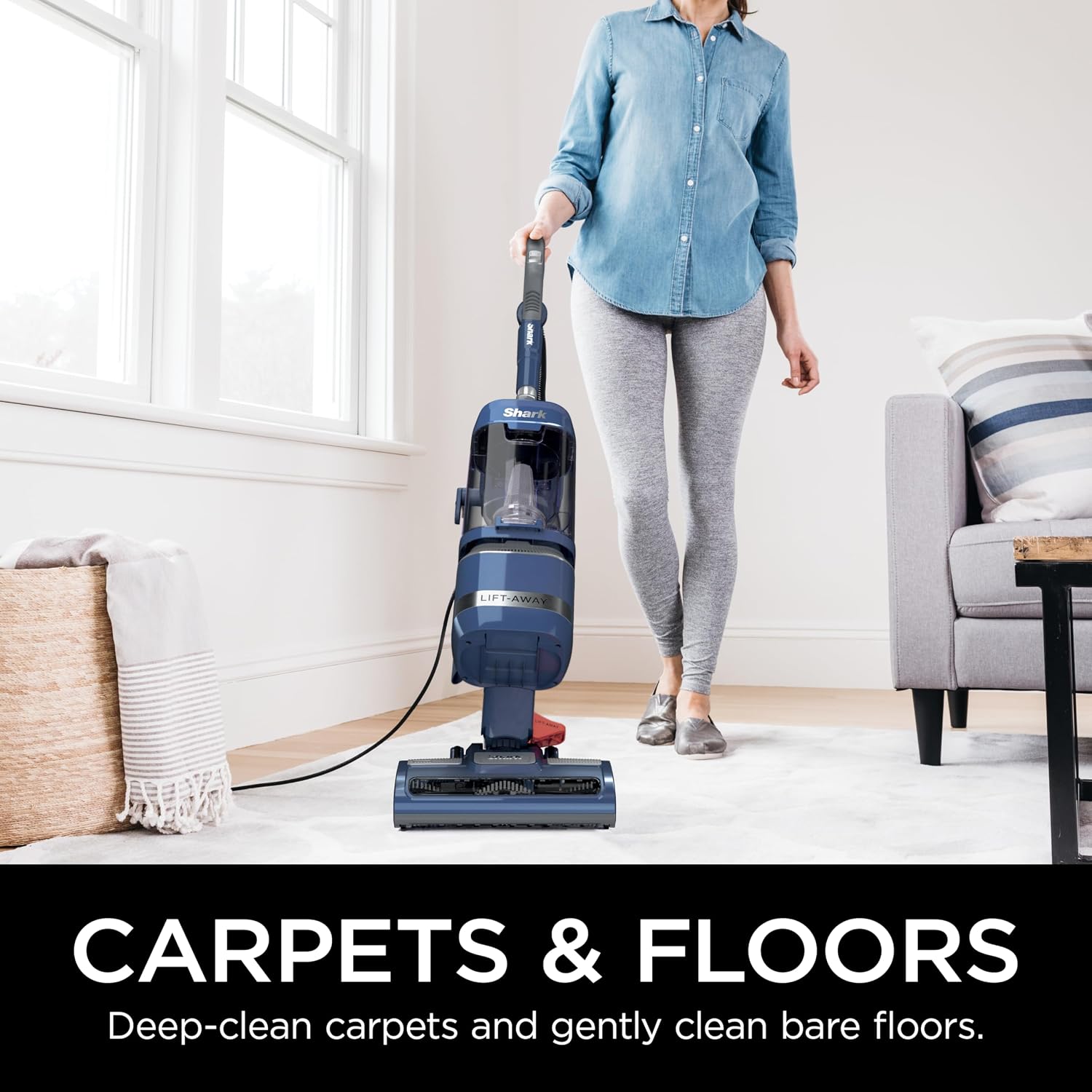 Detalle de Shark Navigator Lift-Away ADV LA301: Versatile Pet-Friendly Upright Vacuum