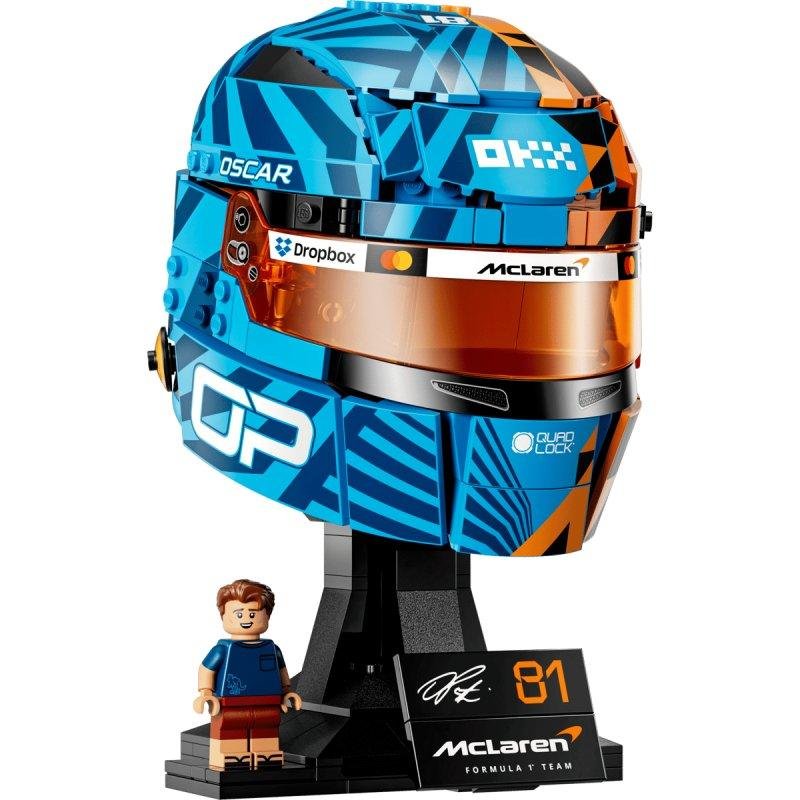 Detalle 2 de LEGO Editions McLaren Mastercard F1 Team Casco de Oscar Piastri (43017) – 793 piezas