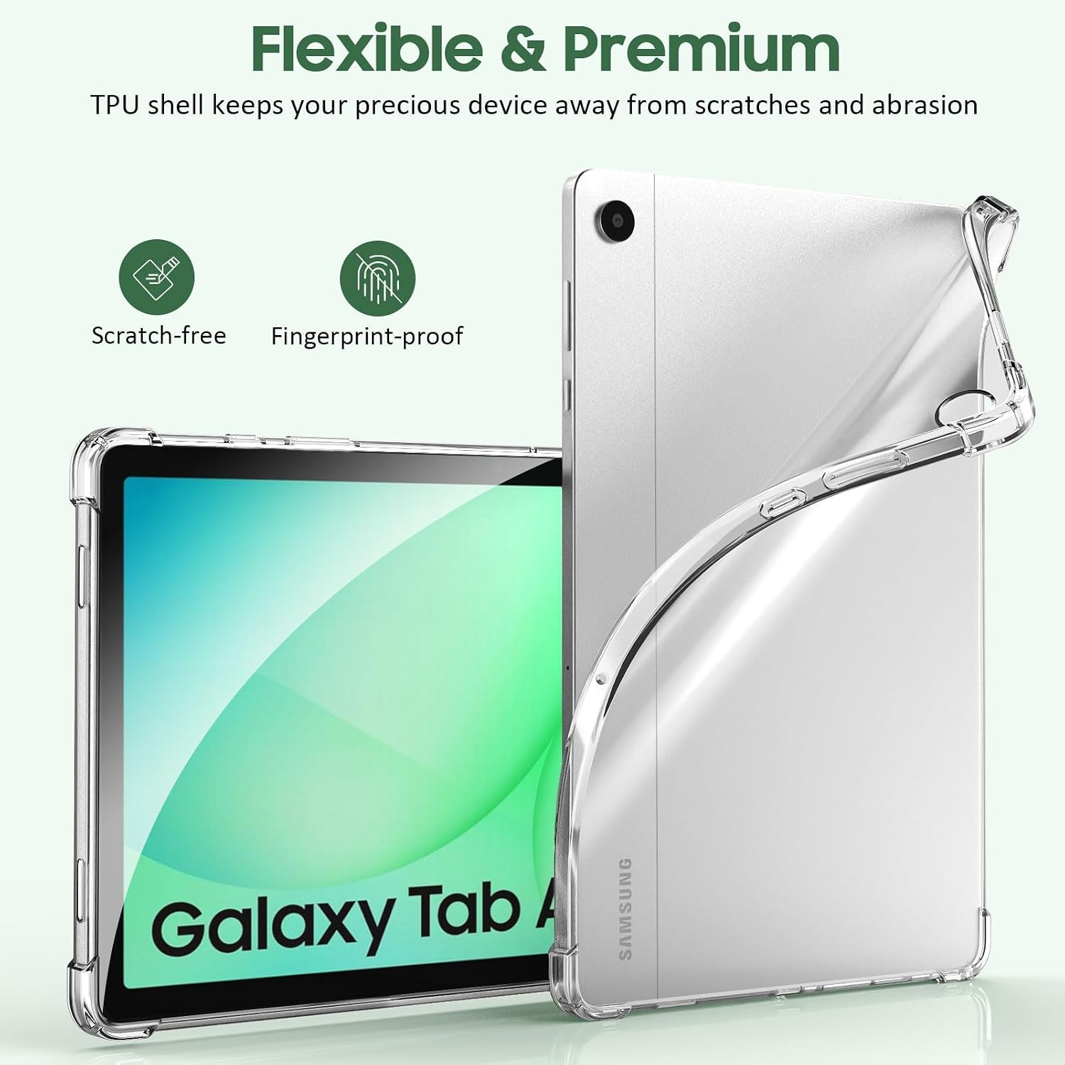 Detalle 2 de TiMOVO Transparent Hülle für Samsung Galaxy Tab A11+/A11 Plus 11 Zoll 2025 – Ultradünn & Klar