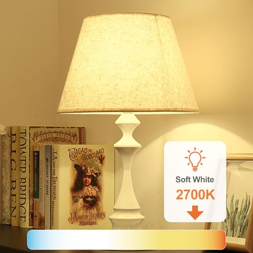 Detalle de TJOY 6 Pack A19 LED Light Bulbs 2700K Soft White, 60W Equivalent, E26 Base