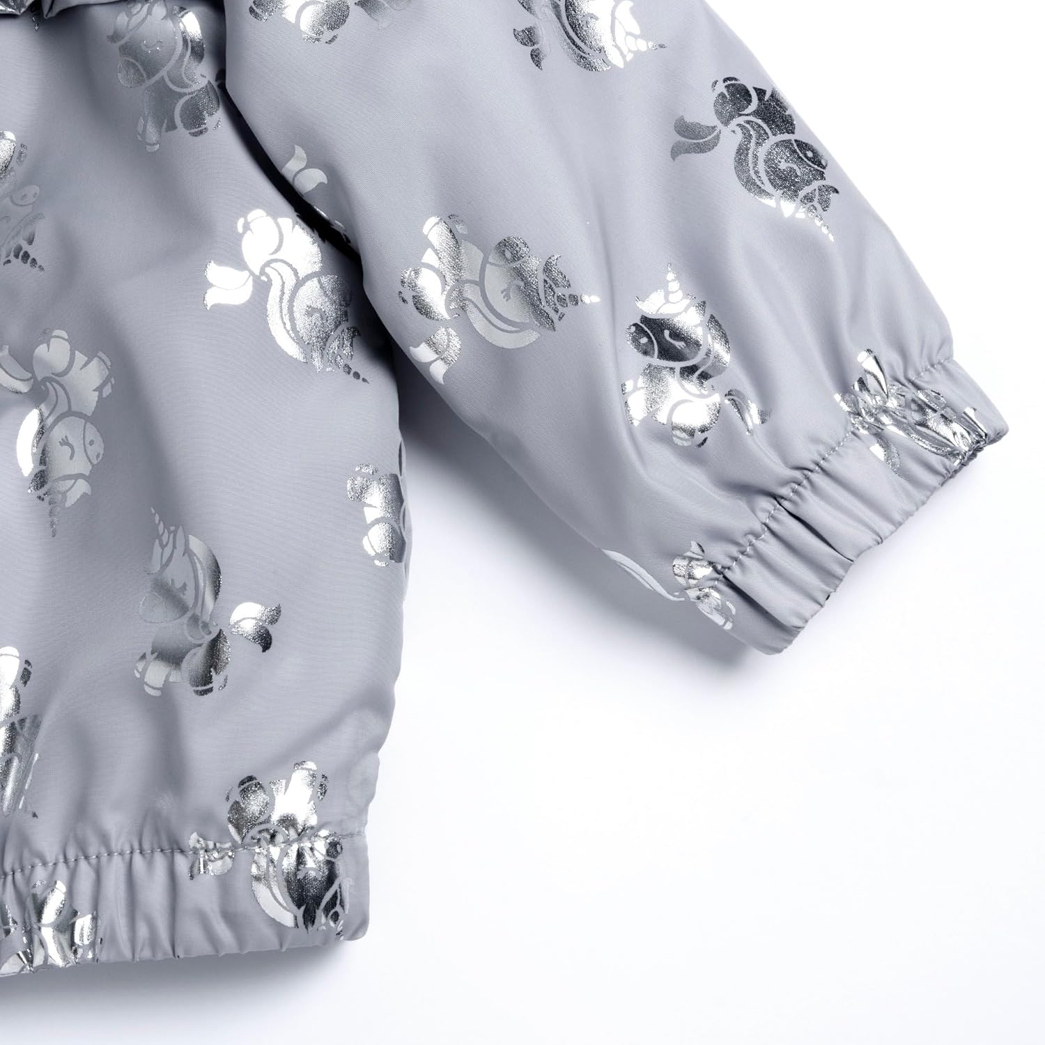 Detalle de Chicco Veste Bébé Fille avec Fermeture Éclair et Capuche – Licorne Argentée, Lot de 1