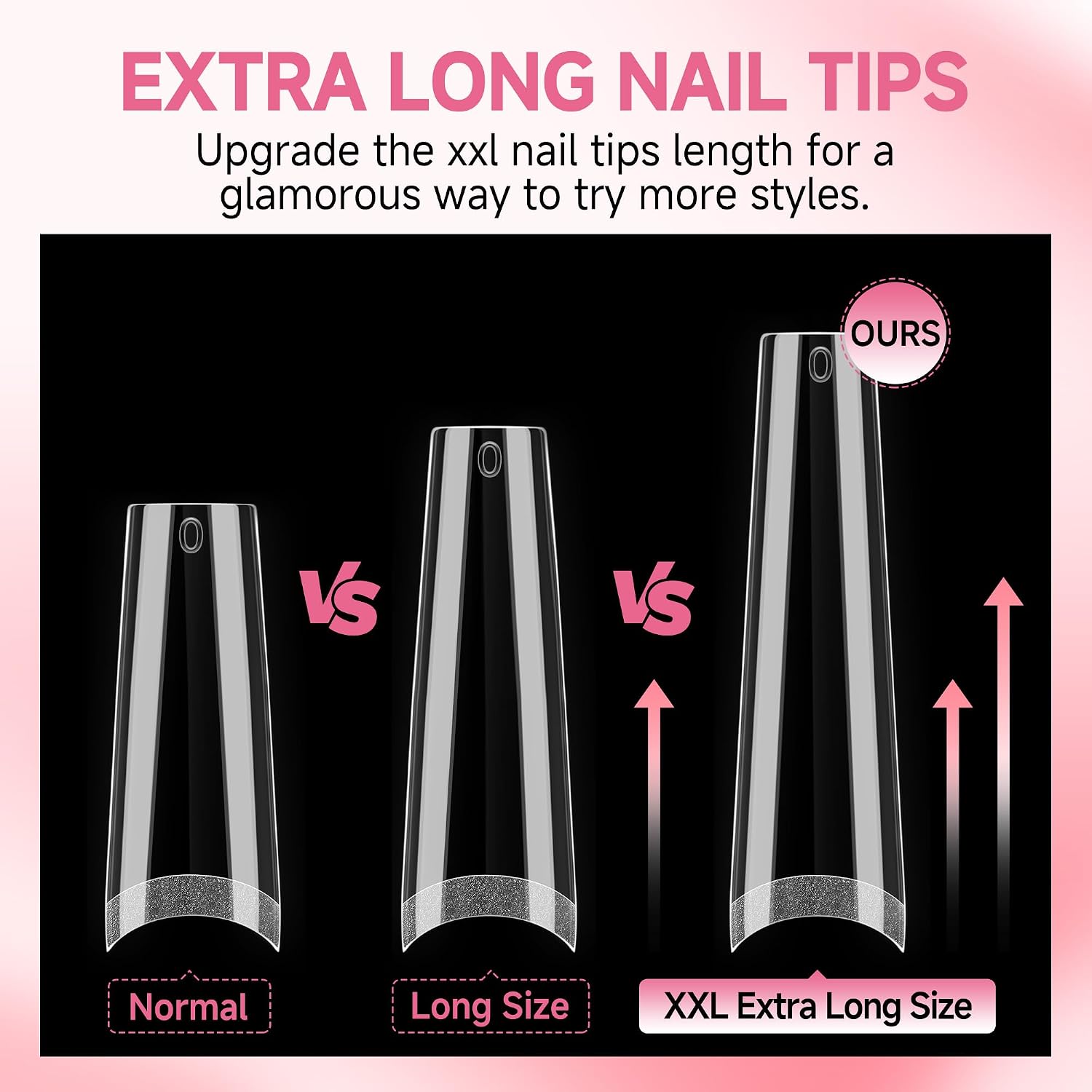 Thumbnail 4 de UNA GELLA Coffin Nail Tips, 504-Piece Set