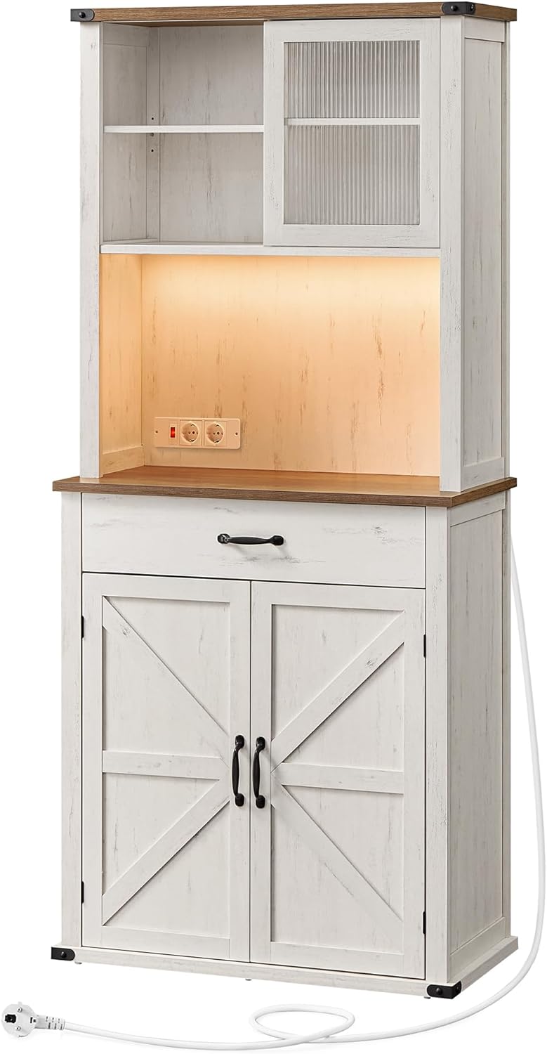 VASAGLE BBK363W22V1 meuble de rangement 180,6 cm