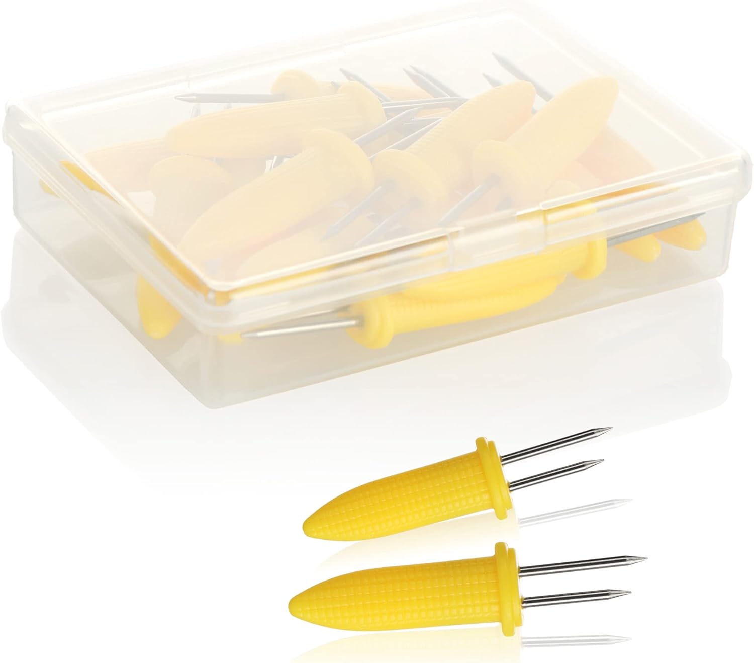 Detalle 2 de COM-FOUR 16 brochettes épi de maïs 16 pièces 🌽