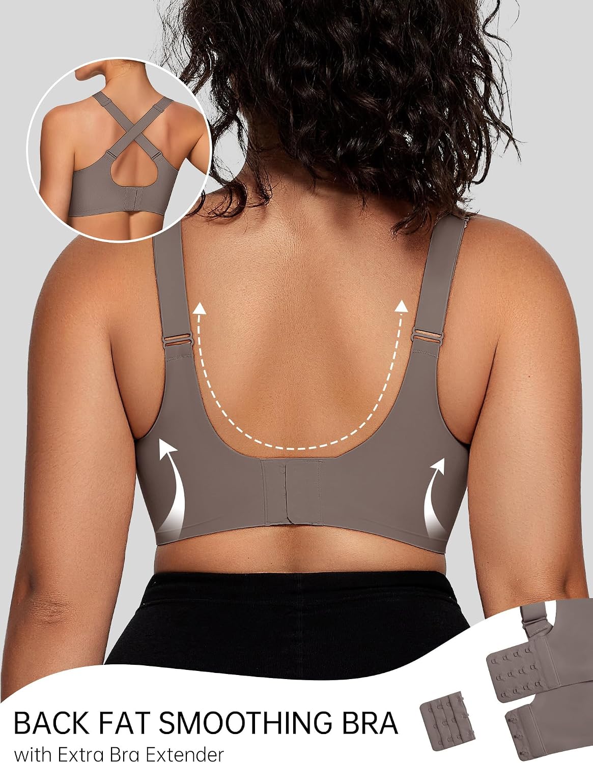 Detalle 2 de OEAK Wireless Bra in Nylon and Spandex