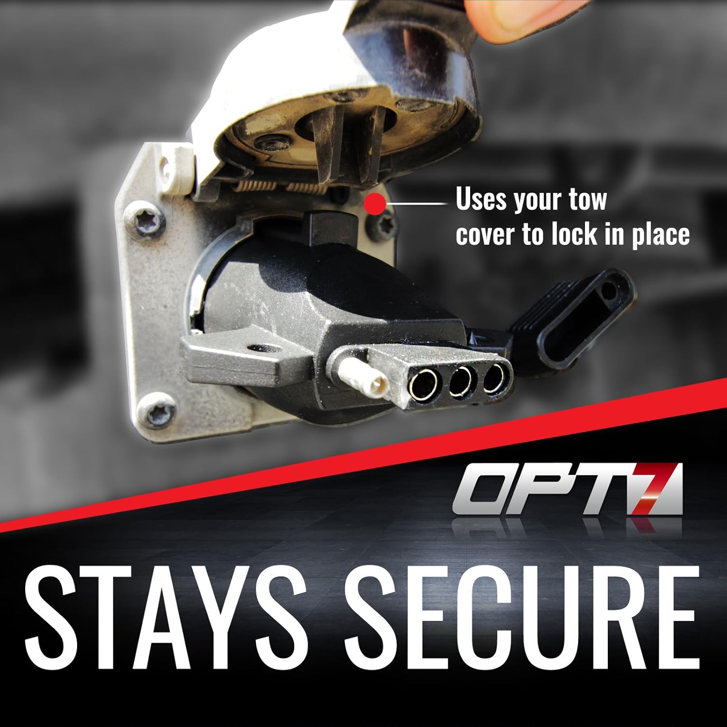 Thumbnail 3 de OPT7 7 Pin to 4 Pin Trailer Adapter 3.75"