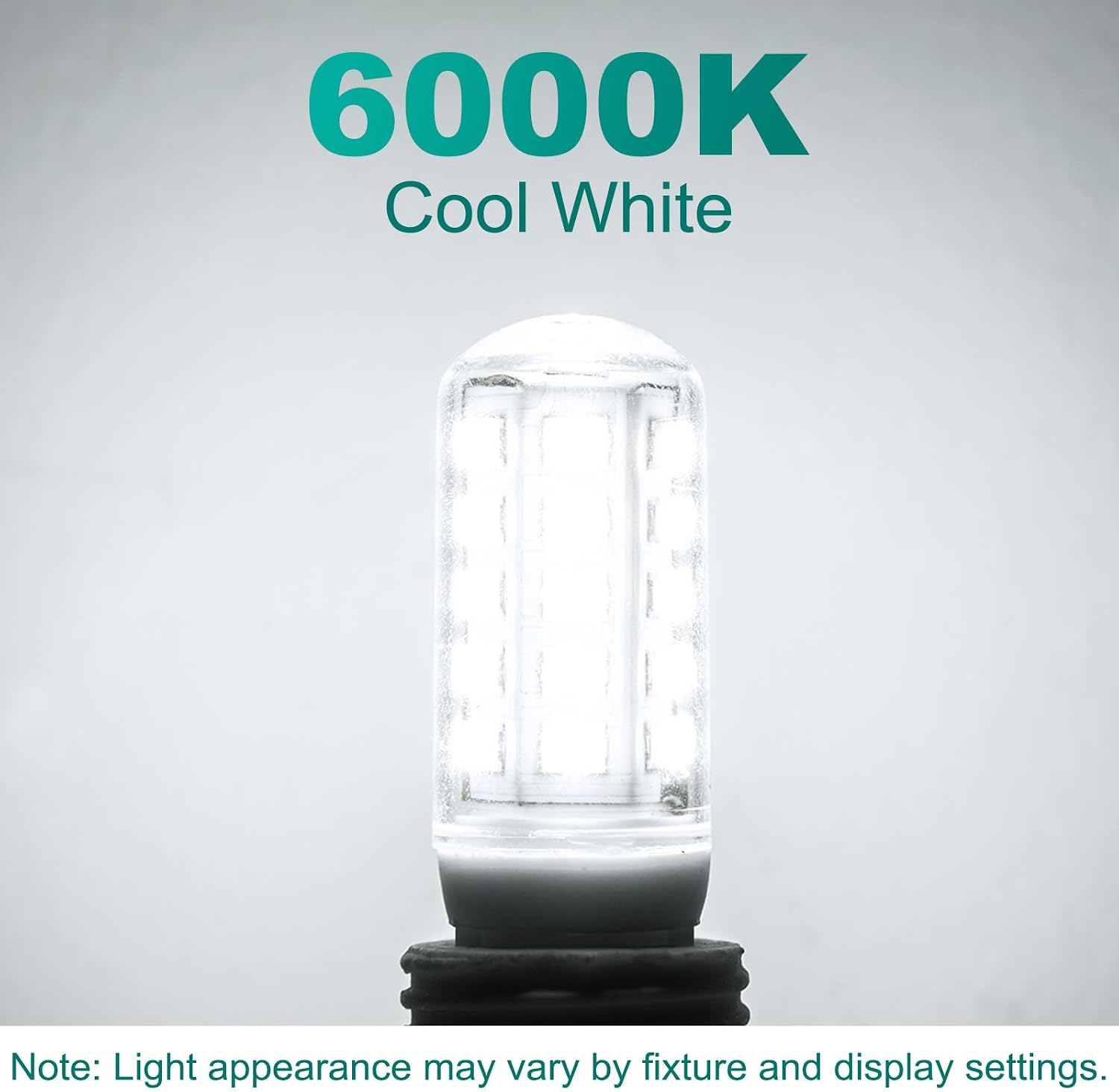 Detalle de DiCUNO G9 LED Bulbs, 4W, 400 Lumens, 6000K Daylight, 10-Pack