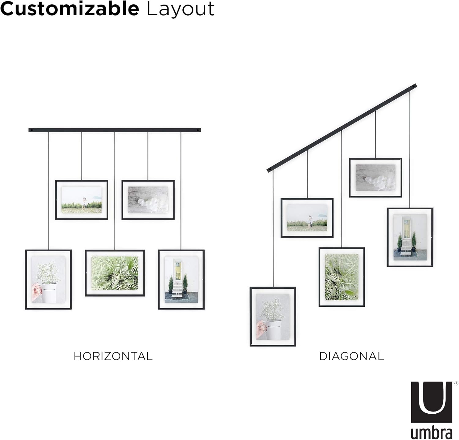Thumbnail 9 de Umbra Exhibit 5 Marcos de Fotos Estilo Galería, Negro 📸