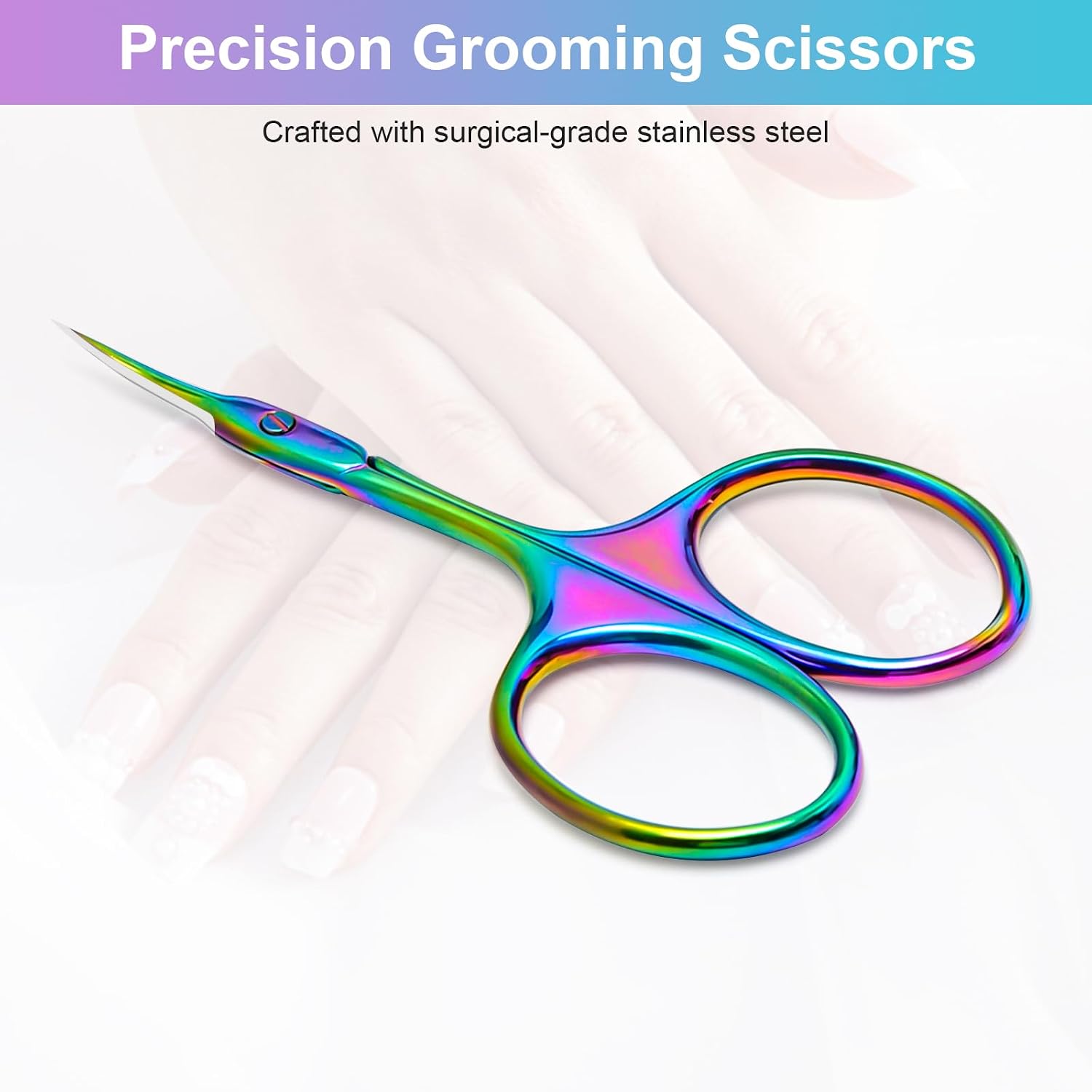 Thumbnail 5 de CGBE Professional Curved Cuticle Scissors – Sharp Stainless Steel Precision for Nails, Brows, and More