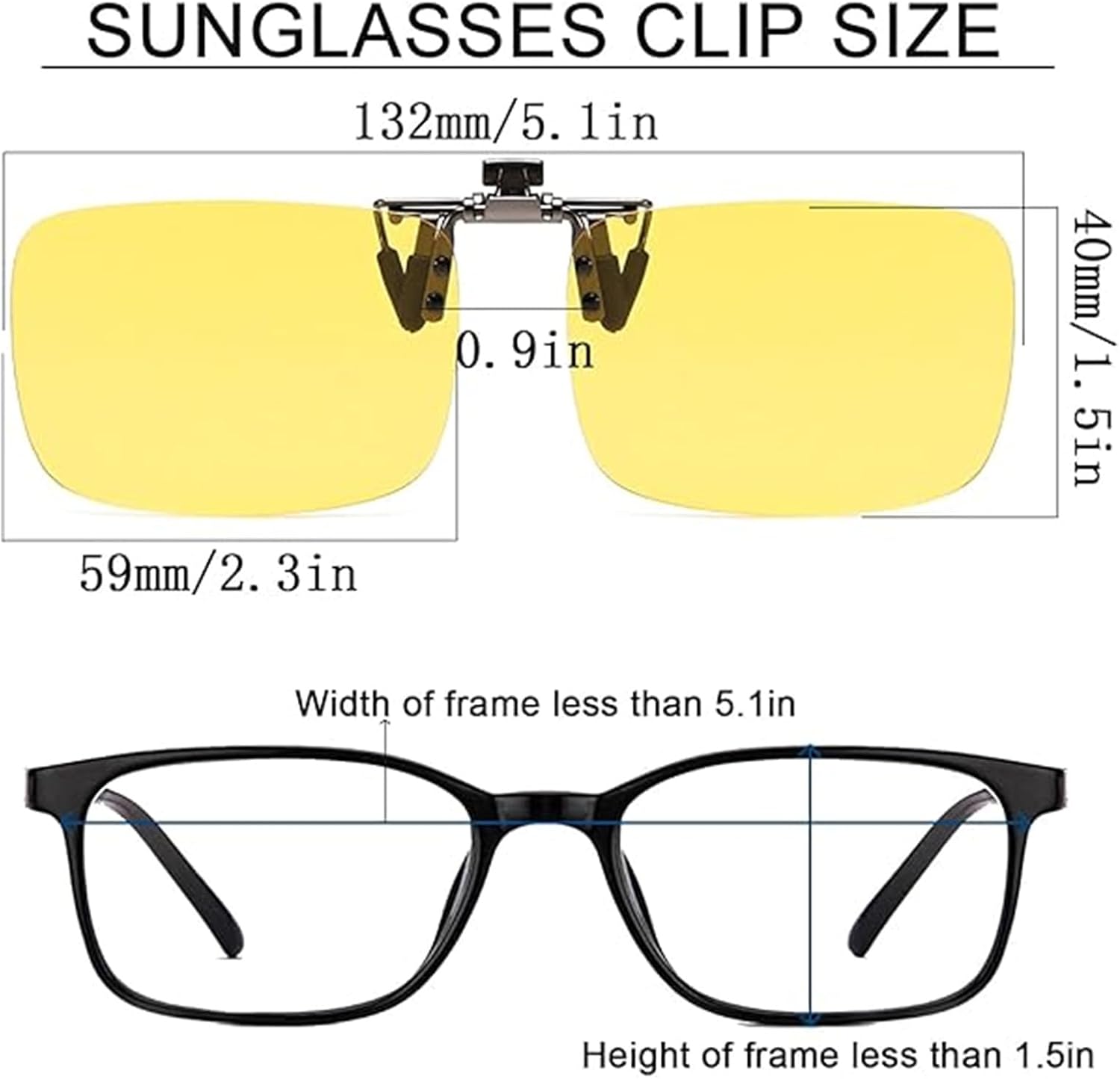 Detalle 2 de Musivon Clip Sonnenbrille 8 g đ¶