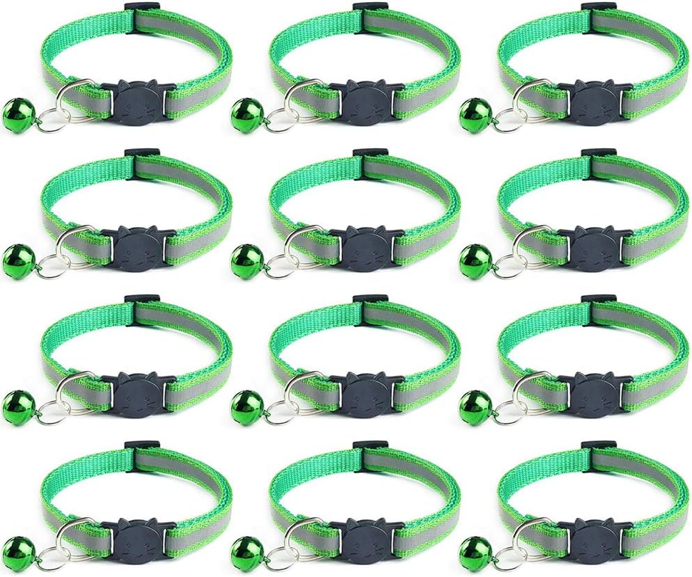Detalle de Tafeiya Reflective Cat Collars 12 pack