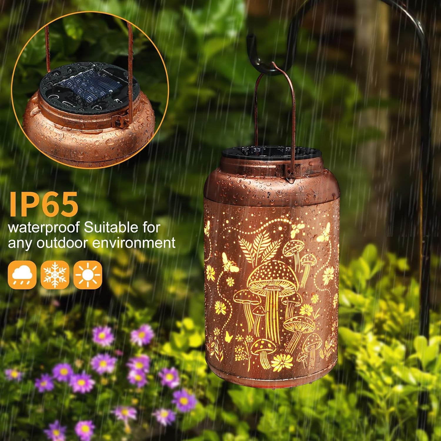 Detalle 2 de Solar Garden Lanterns, 2-Pack