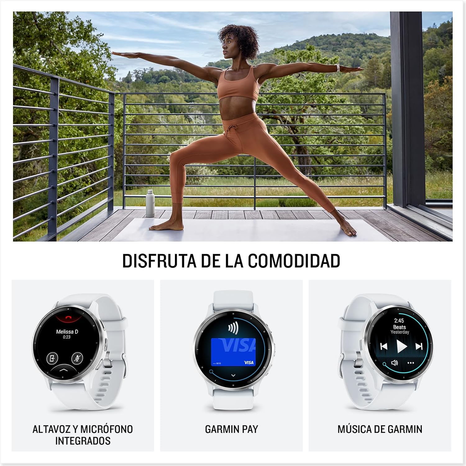 Thumbnail 3 de Garmin Venu 3S Rosa Gold — Smartwatch AMOLED y GPS