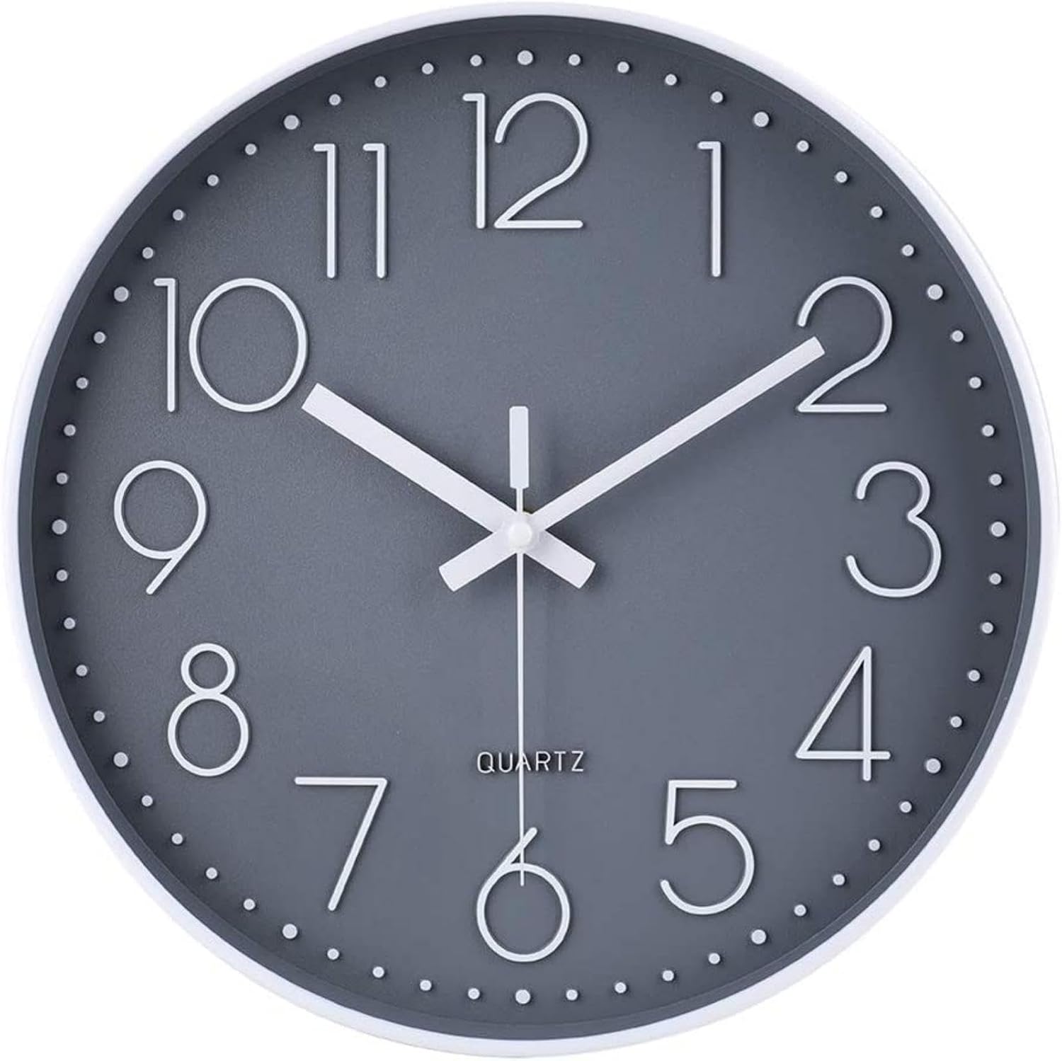 Detalle 2 de Jomparis 20 cm Quartz Wanduhr ohne Ticken