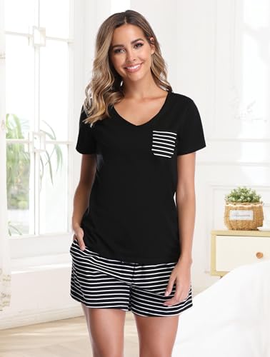 Detalle 2 de Vlazom pyjama femme coton été manches courtes