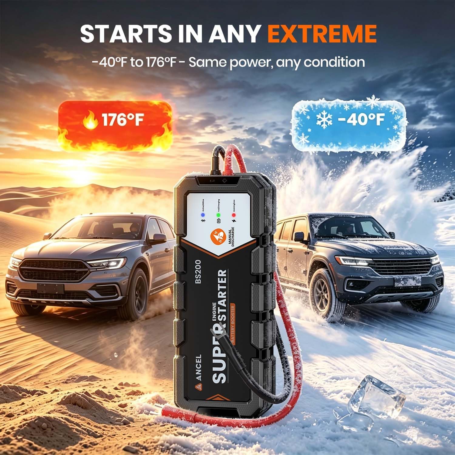 Thumbnail 6 de ANCEL BS200 Super Starter 3.0L in‑Cab Jump Box