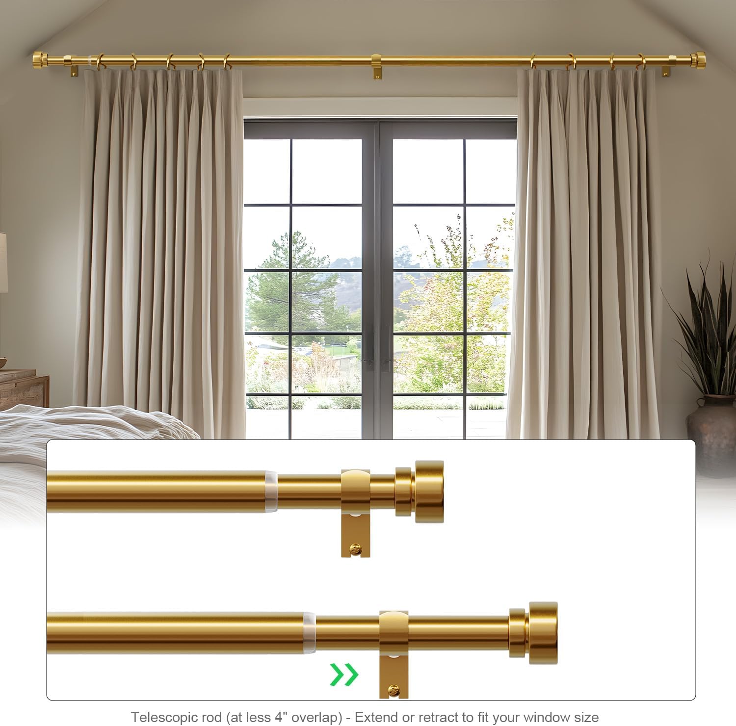 Thumbnail 4 de Lootkell Curtain Rod, 1-Inch Diameter