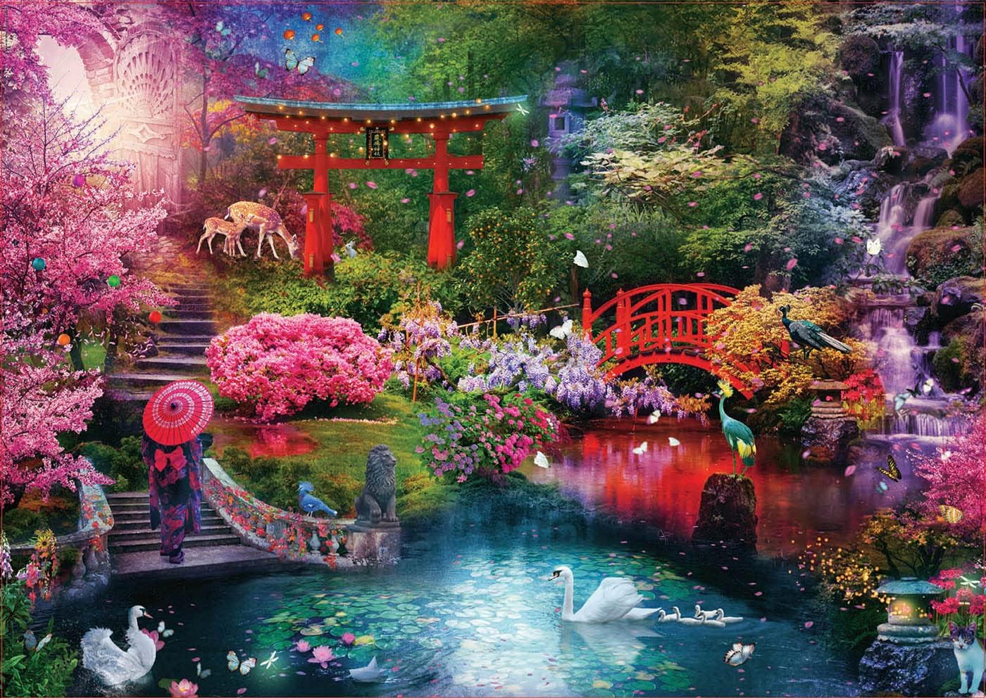 Thumbnail 2 de Educa Giardino Notturno puzzle 3.000 pezzi per adulti (da 14 anni) 120 x 85 cm, servizio pezzi mancanti