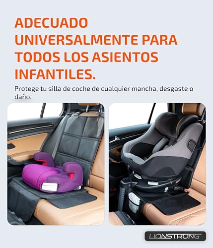 Detalle 2 de LIONSTRONG Protector asiento ISOFIX negro