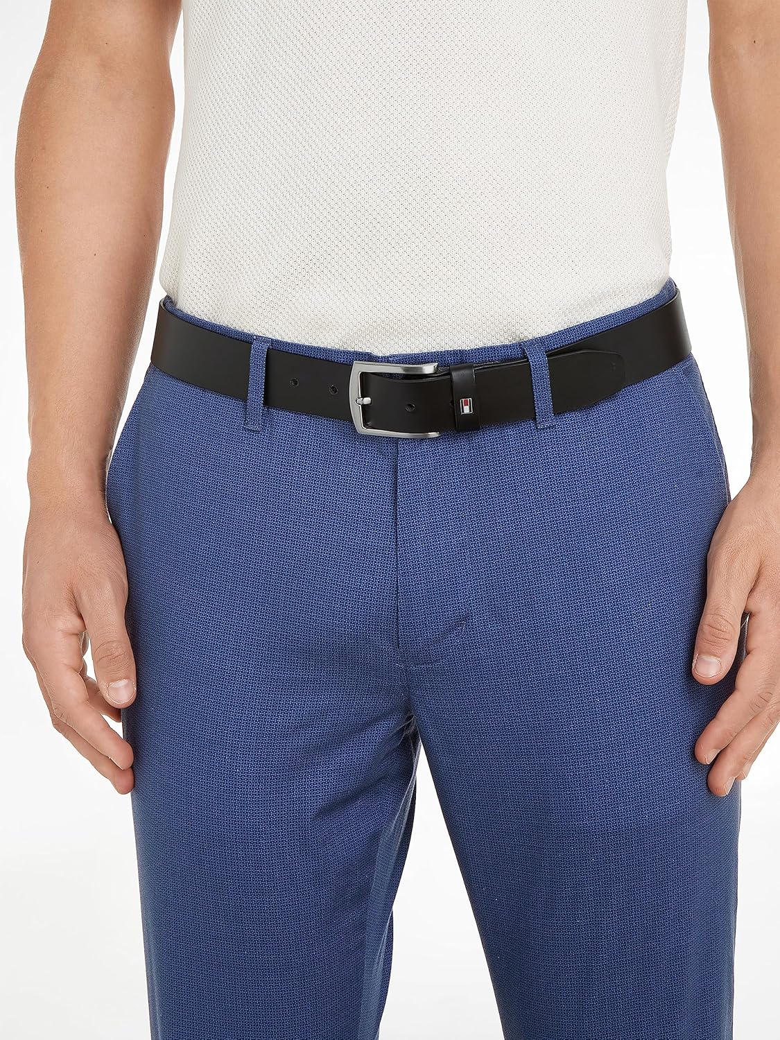Thumbnail 2 de Tommy Hilfiger Herren Gürtel New Denton 3.5 Belt Leder – zeitloser Ledergürtel mit quadratischer Dornschließe