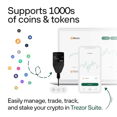Thumbnail 2 de Trezor Safe 3 (Cosmic Black): cartera de hardware criptográfico con elemento seguro y EAL 6+