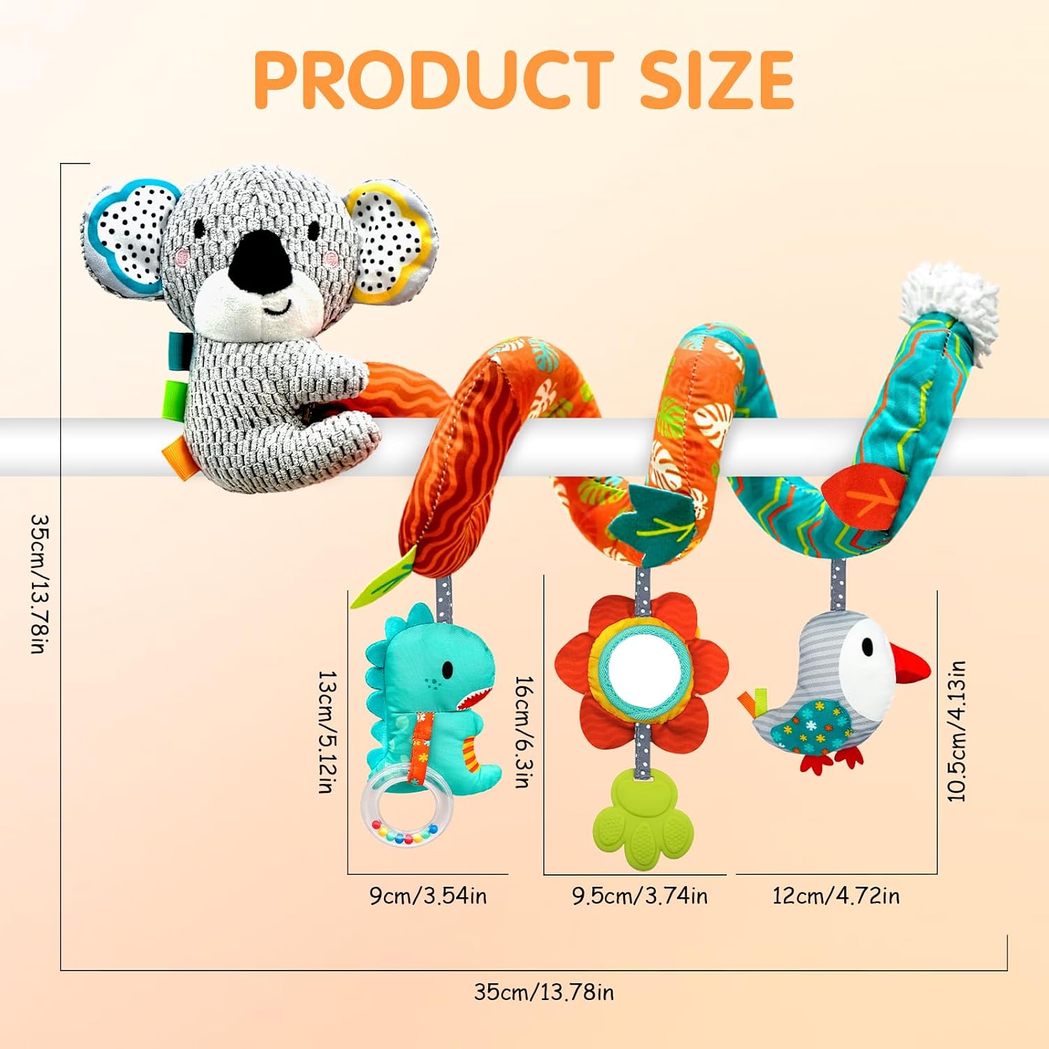 Thumbnail 6 de XIXILAND pram toys for babies 0-6 months