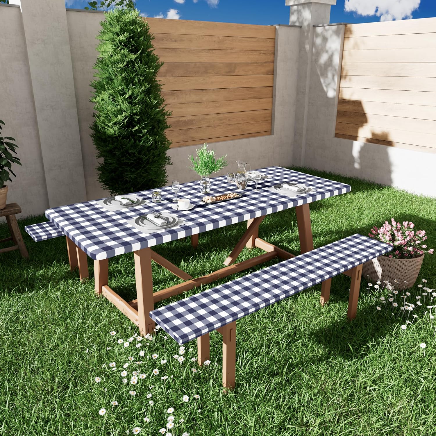 Thumbnail 6 de Smiry Picnic Tablecloths 30" x 96