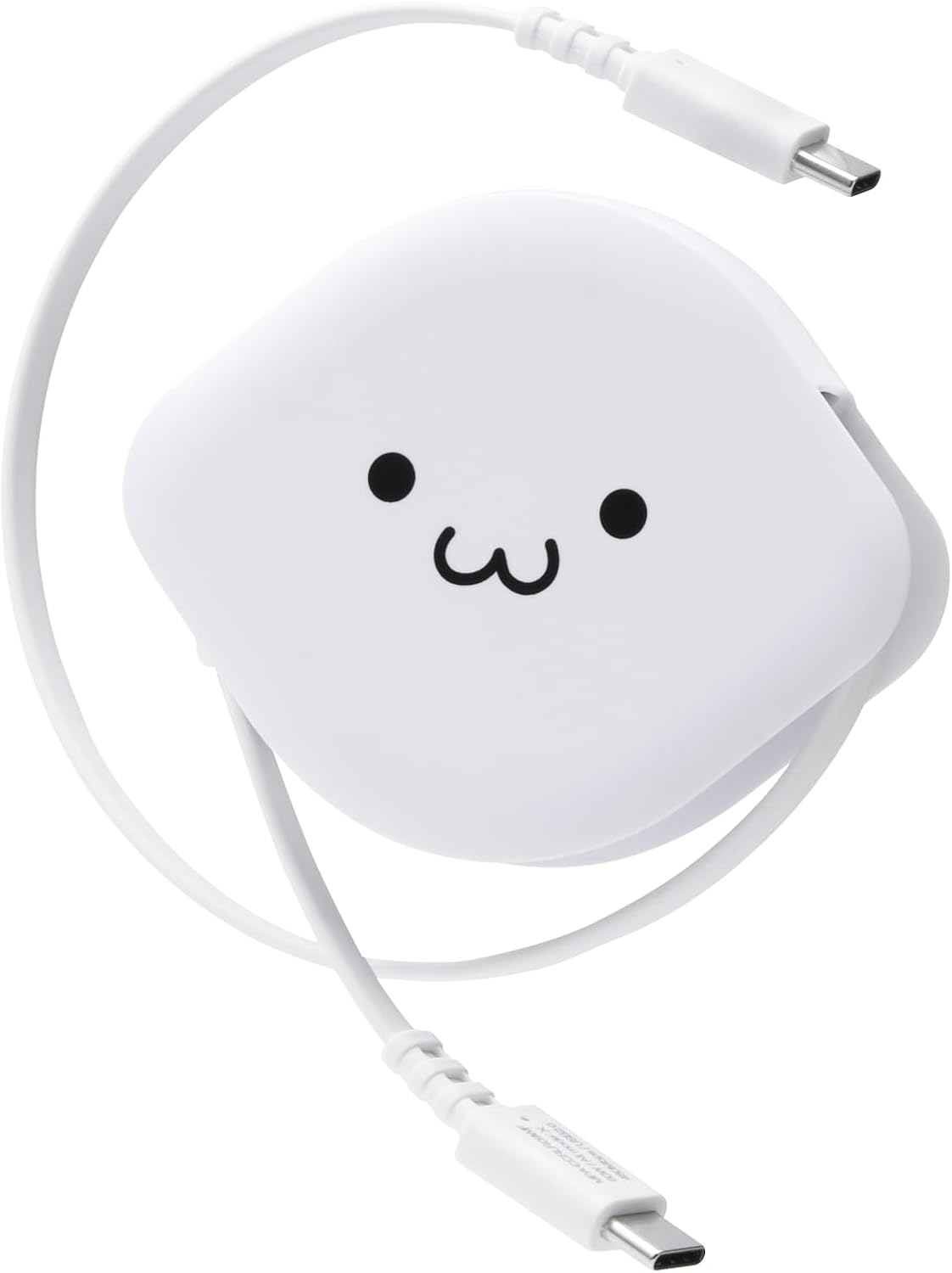 Detalle de エレコム MPA-CCECRLR09WF USB Type-C巻き取り式ケーブル 0.9m・PD 60W対応