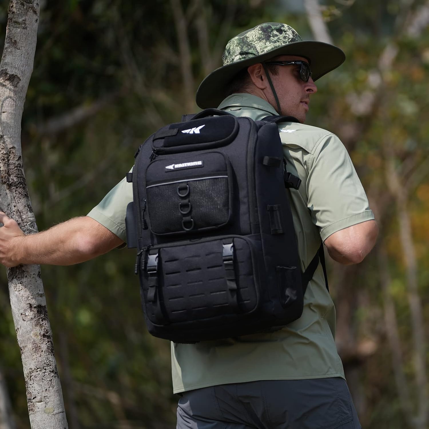 Thumbnail 5 de KastKing KarryAll Fishing Tackle Backpack with Rod Holder and 4 Tackle Boxes