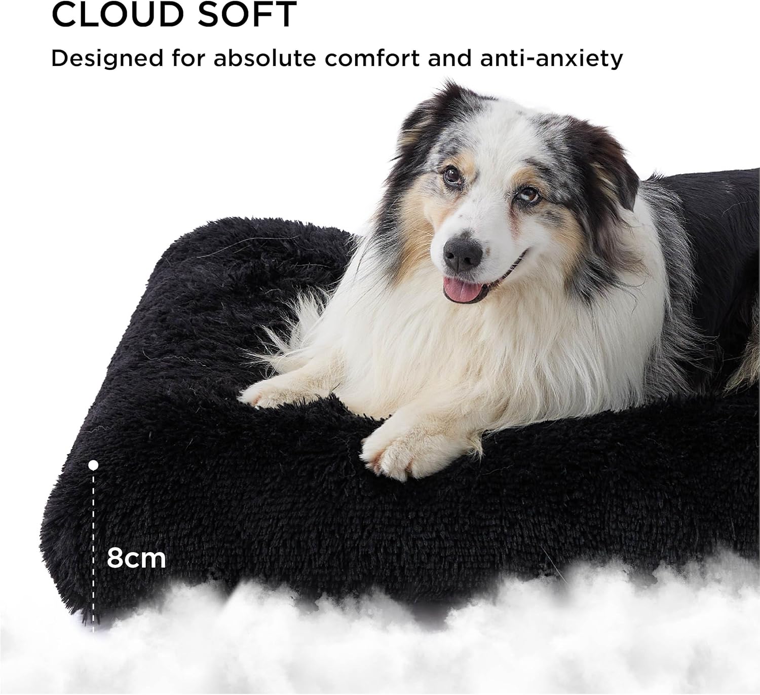 Thumbnail 3 de Bedsure Dog Crate Bed Extra Large - XXL Fluffy Cushion (119x74cm) for Large Pets
