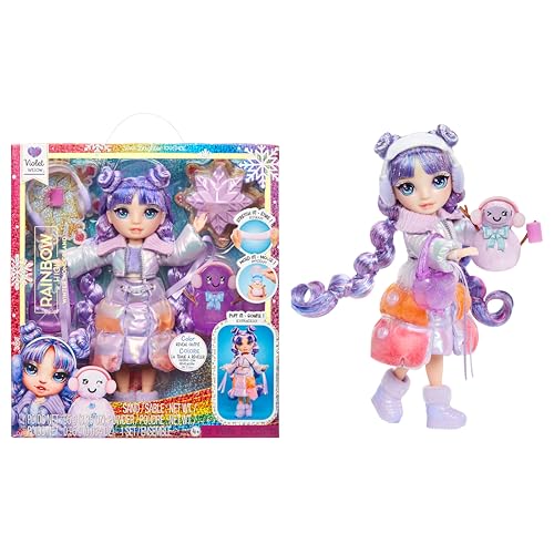RAINBOW HIGH Winter Wonderland Violet 28 cm muñeca