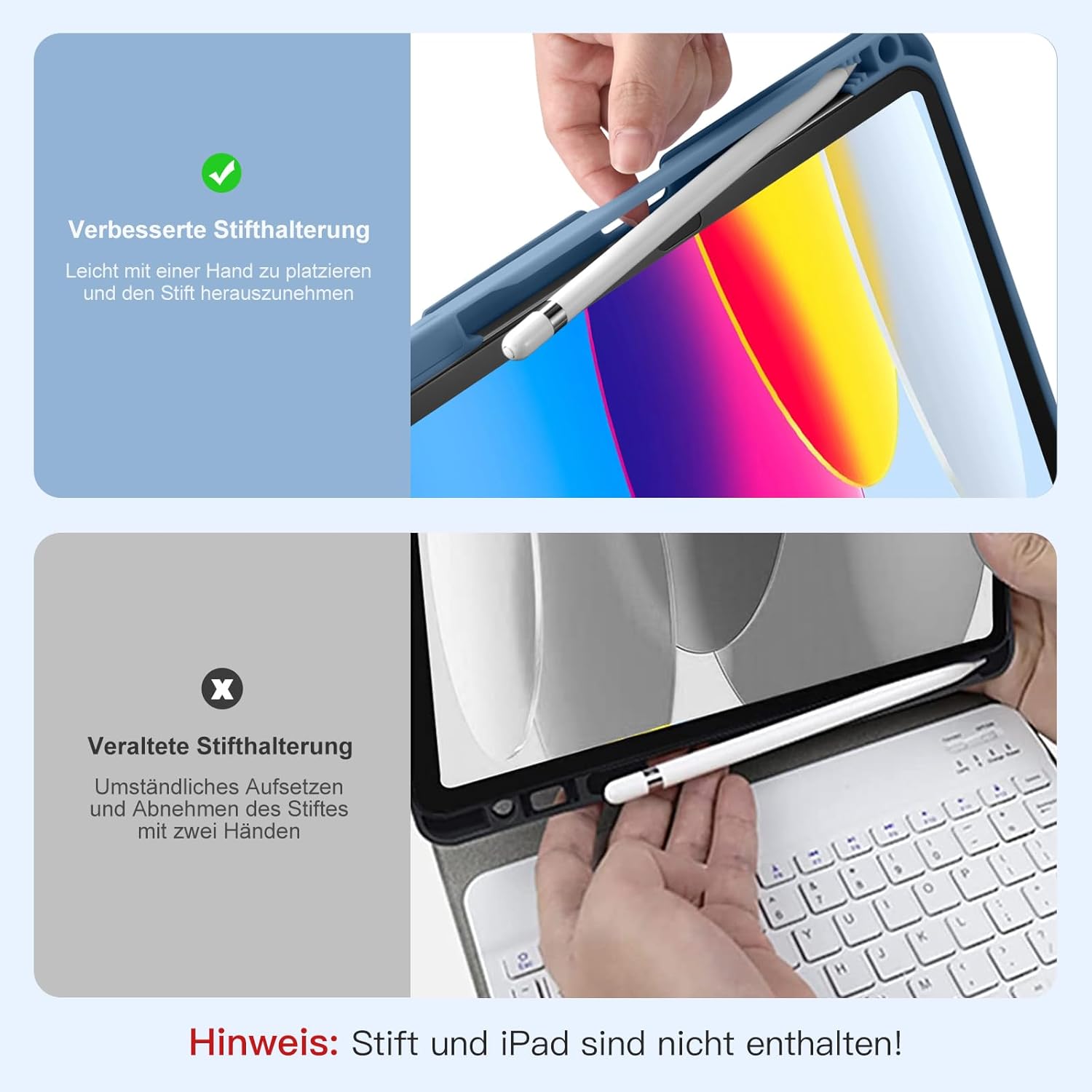 Thumbnail 5 de Vobafe Tastaturhülle für iPad 11 Zoll
