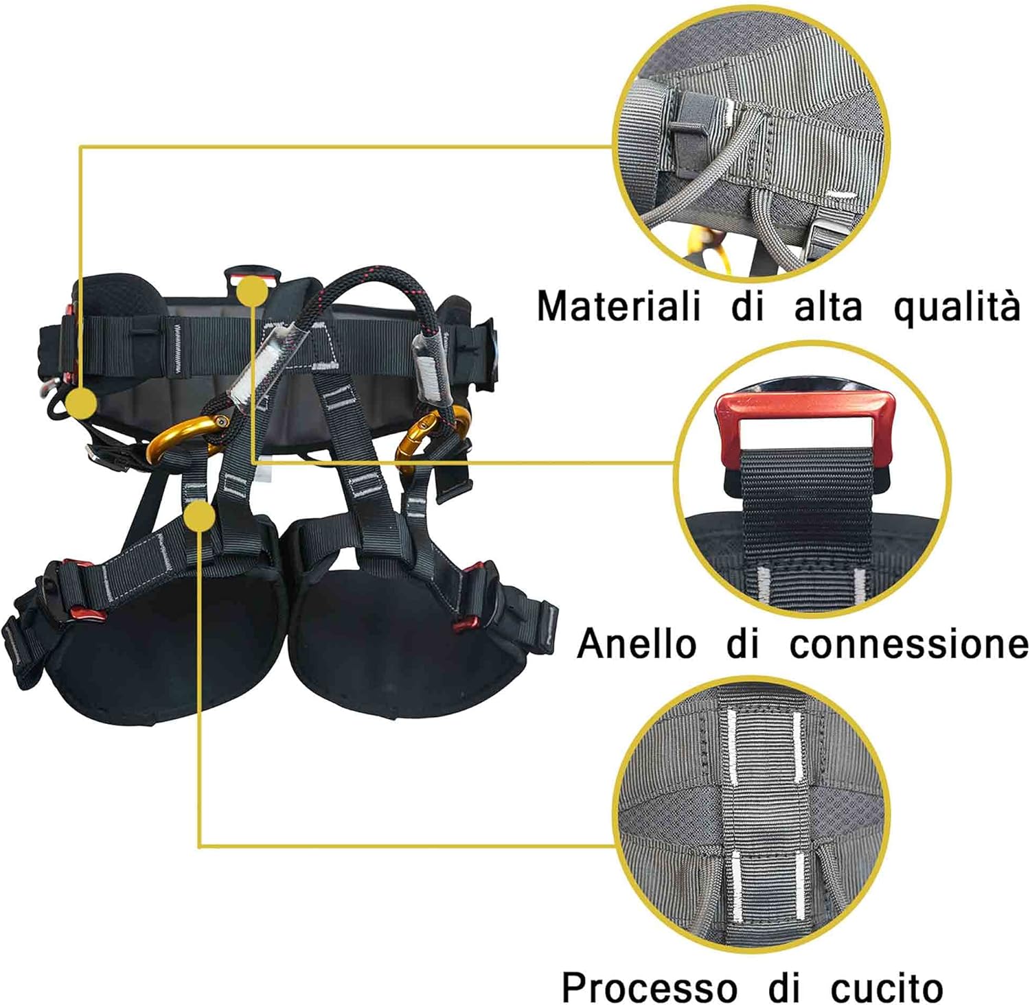 Thumbnail 1 de SOB Imbracatura anticaduta per alpinismo e arrampicata ⛰