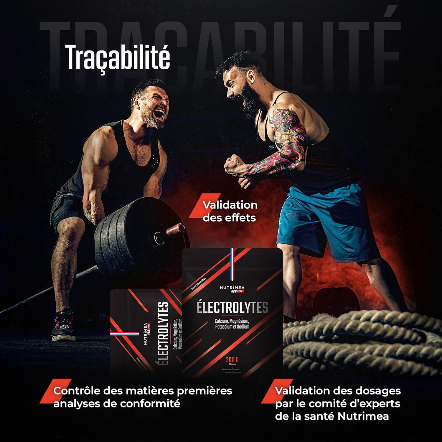 Thumbnail 4 de Nutrimea ELECTROLYTE – Boisson d’hydratation Calcium, Magnésium, Sodium, Potassium aux vitamines B et C (goût pêche citron)