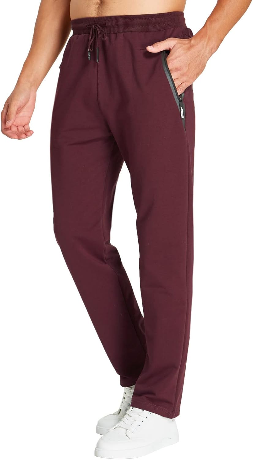 Thumbnail 6 de JustSun Slim Fit Tracksuit Bottoms for Men with Zip Pockets
