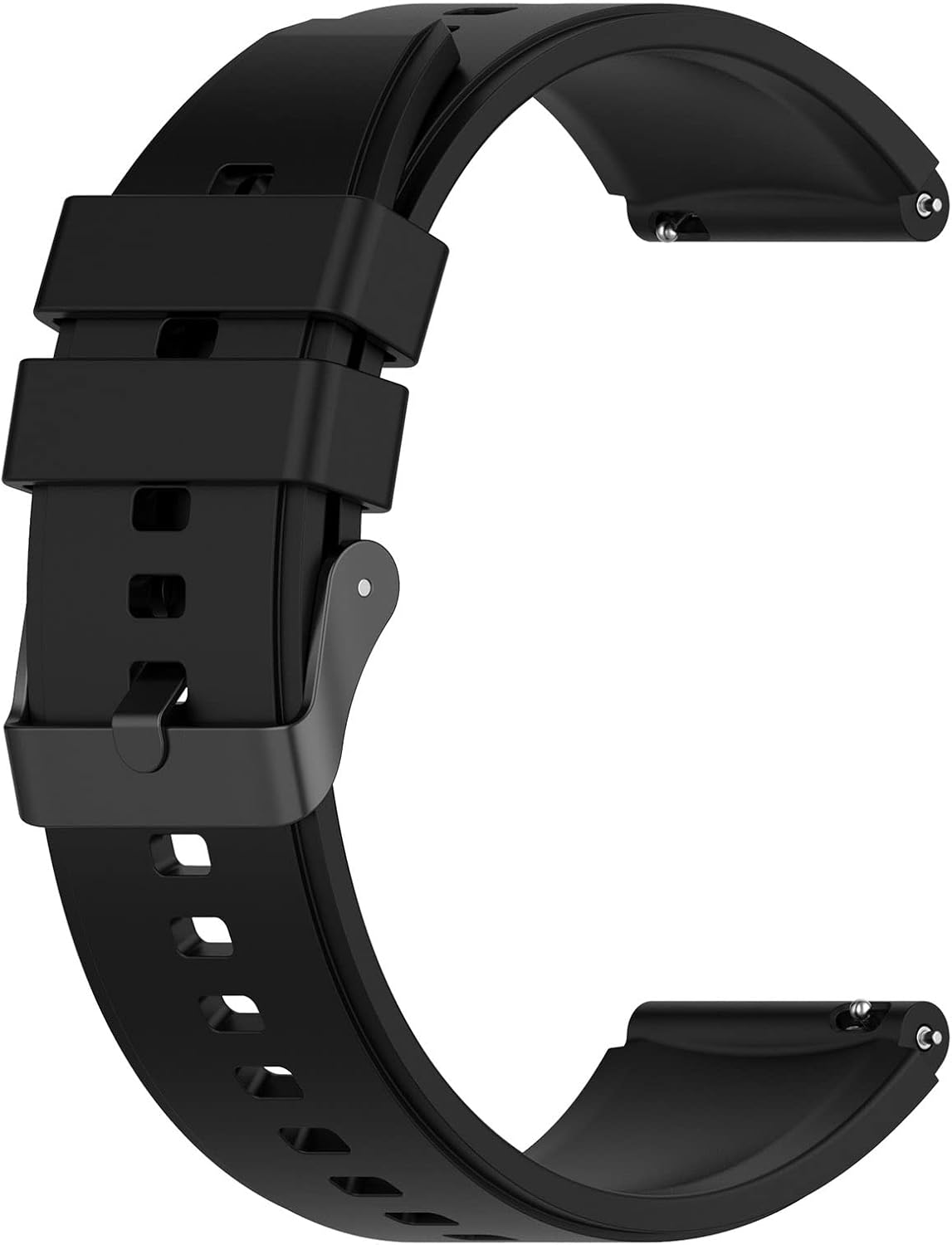 Detalle de INF 22mm Universal Silicone Watch Strap for Galaxy Watch3, Huawei Watch 3/GT3, Garmin Venu 2, Fossil Gen 5