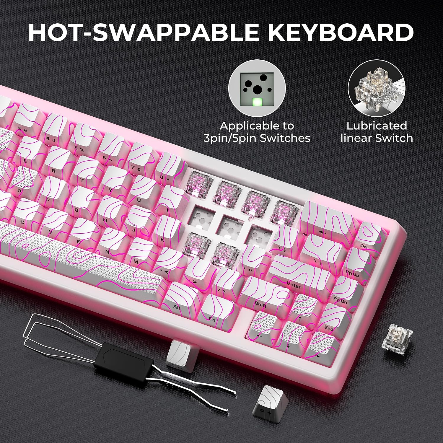 Thumbnail 6 de HITIME XVX M67 60% wireless keyboard ⌨
