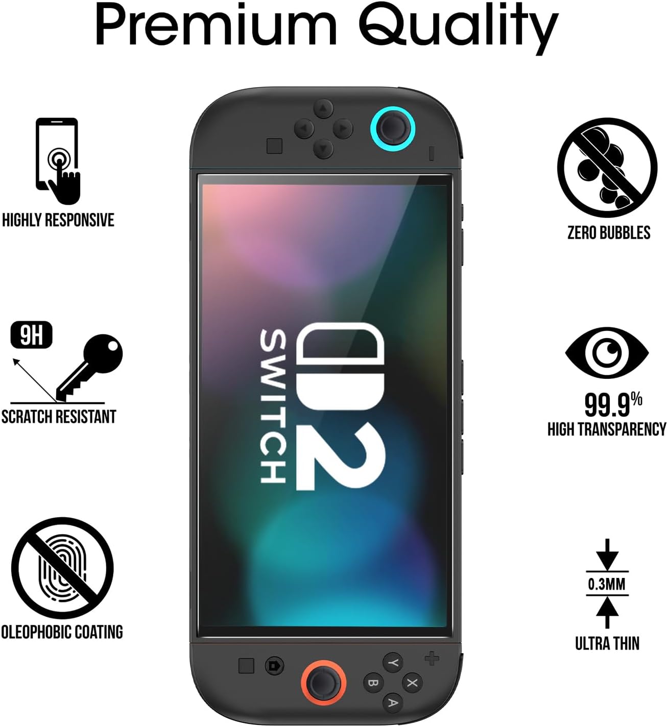 Thumbnail 3 de amFilm OneTouch Screen Protector for Nintendo Switch 2