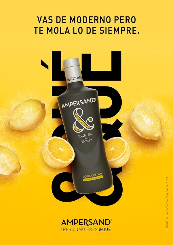 Detalle 2 de Ampersand London Dry Gin Premium - 70 cl 🍸