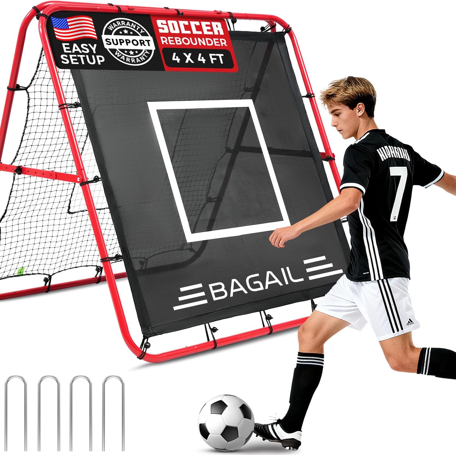 Bagail Filet de Rebond Double Face 120x120 cm