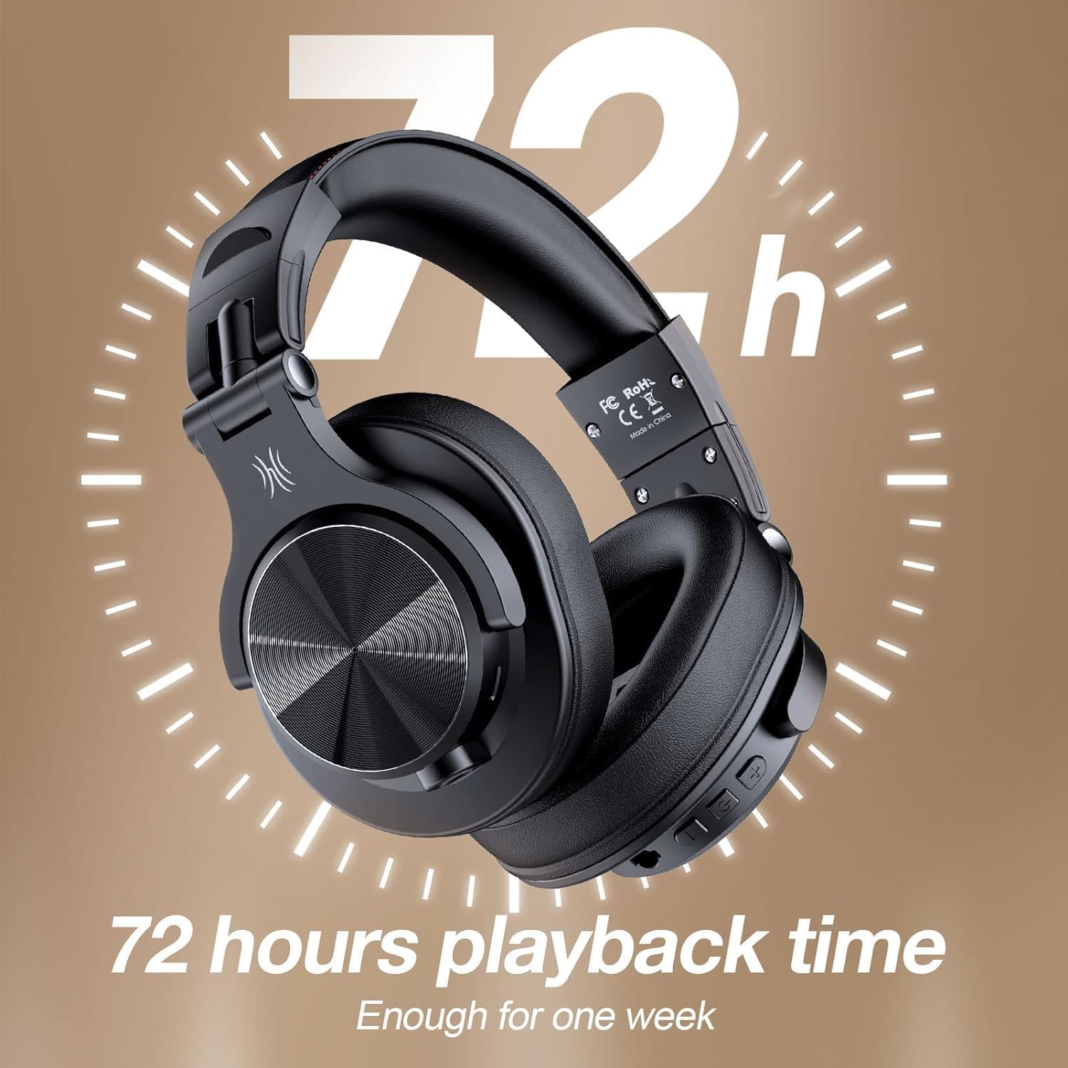 Thumbnail 2 de OneOdio A70 Bluetooth Over-Ear Headphones: Hi-Res Sound, Dual Mode Freedom