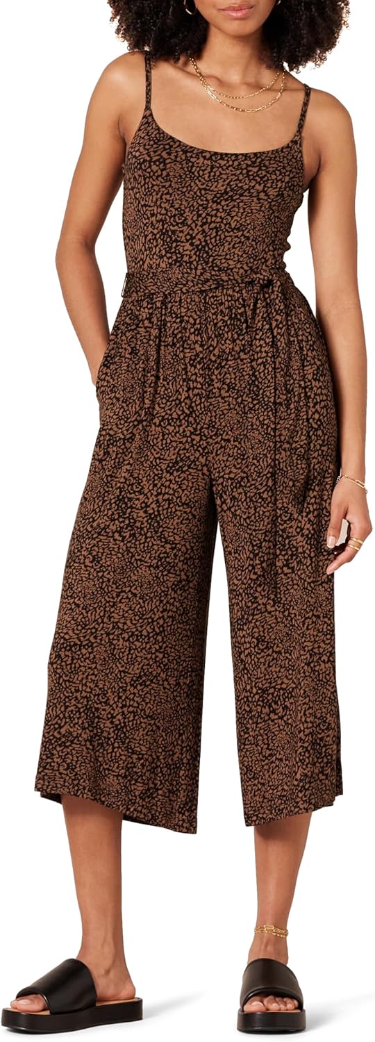 Thumbnail 4 de Amazon Essentials Women’s Jersey Cami Cropped Wide Leg Jumpsuit