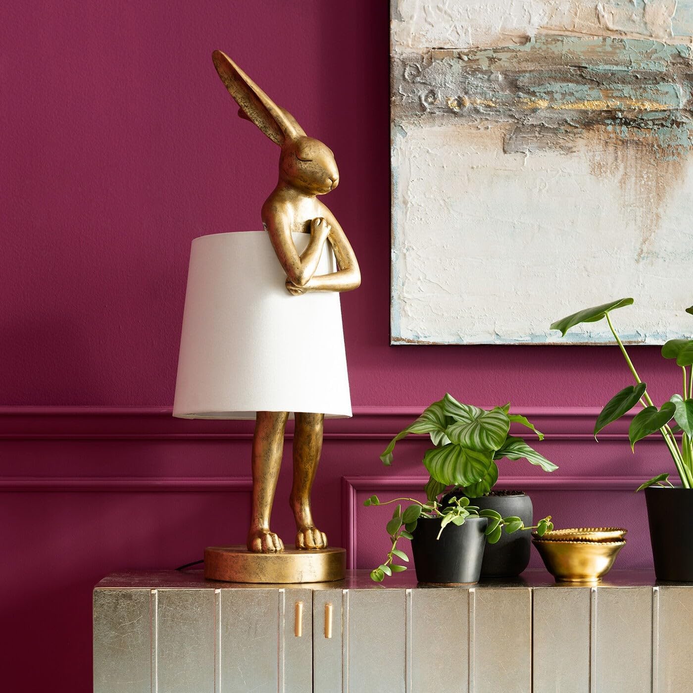 Detalle 2 de Kare Design Tischlampe Rabbit 88 cm