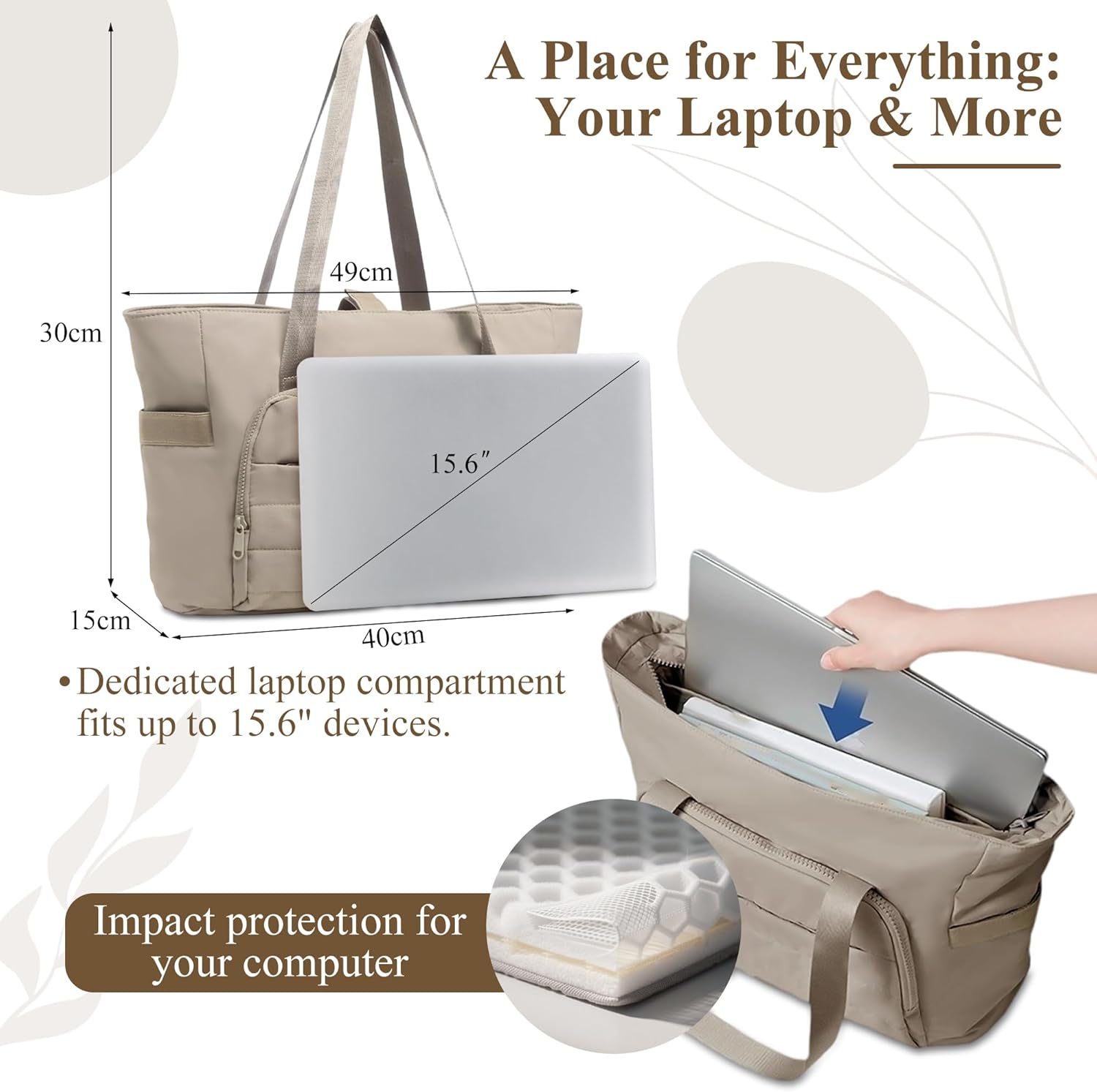 Thumbnail 2 de Mabecol Sac à Main 15,6"