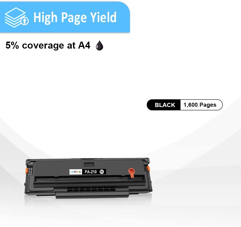 Thumbnail 3 de LAIPENG PA-210E PA210 nero cartuccia toner compatibile per Pantum (fino a 1.600 pagine)