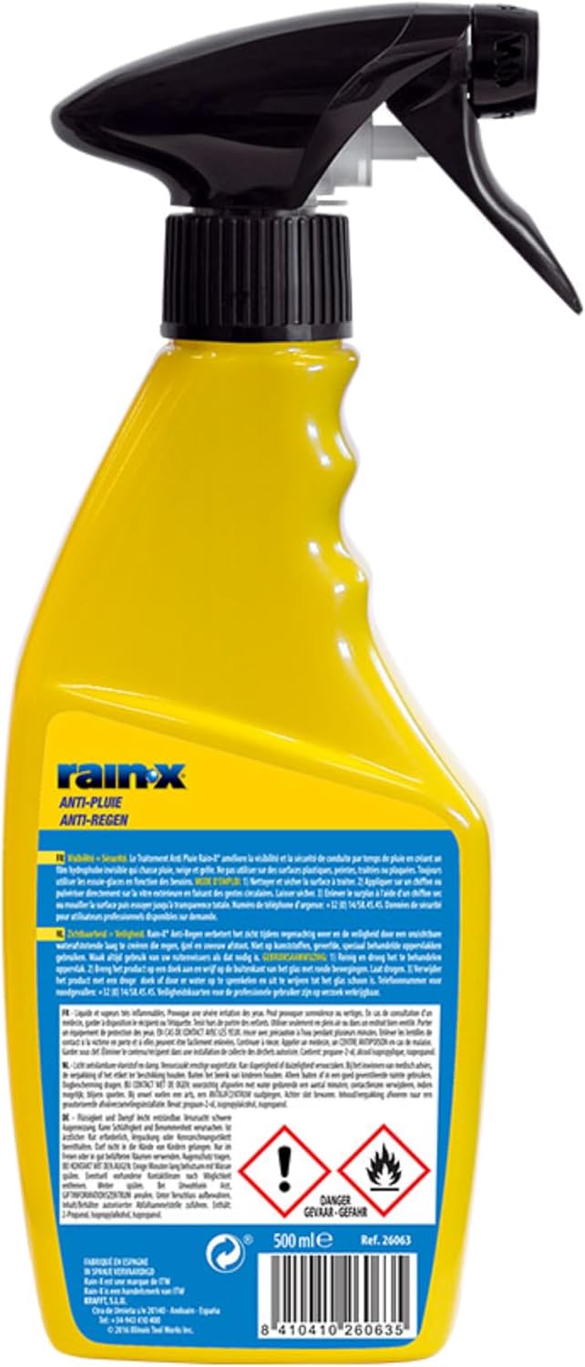 Thumbnail 1 de Rain-X Anti-Pluie – Protection Hydrofuge Innovante pour Pare-Brise, 500 ML