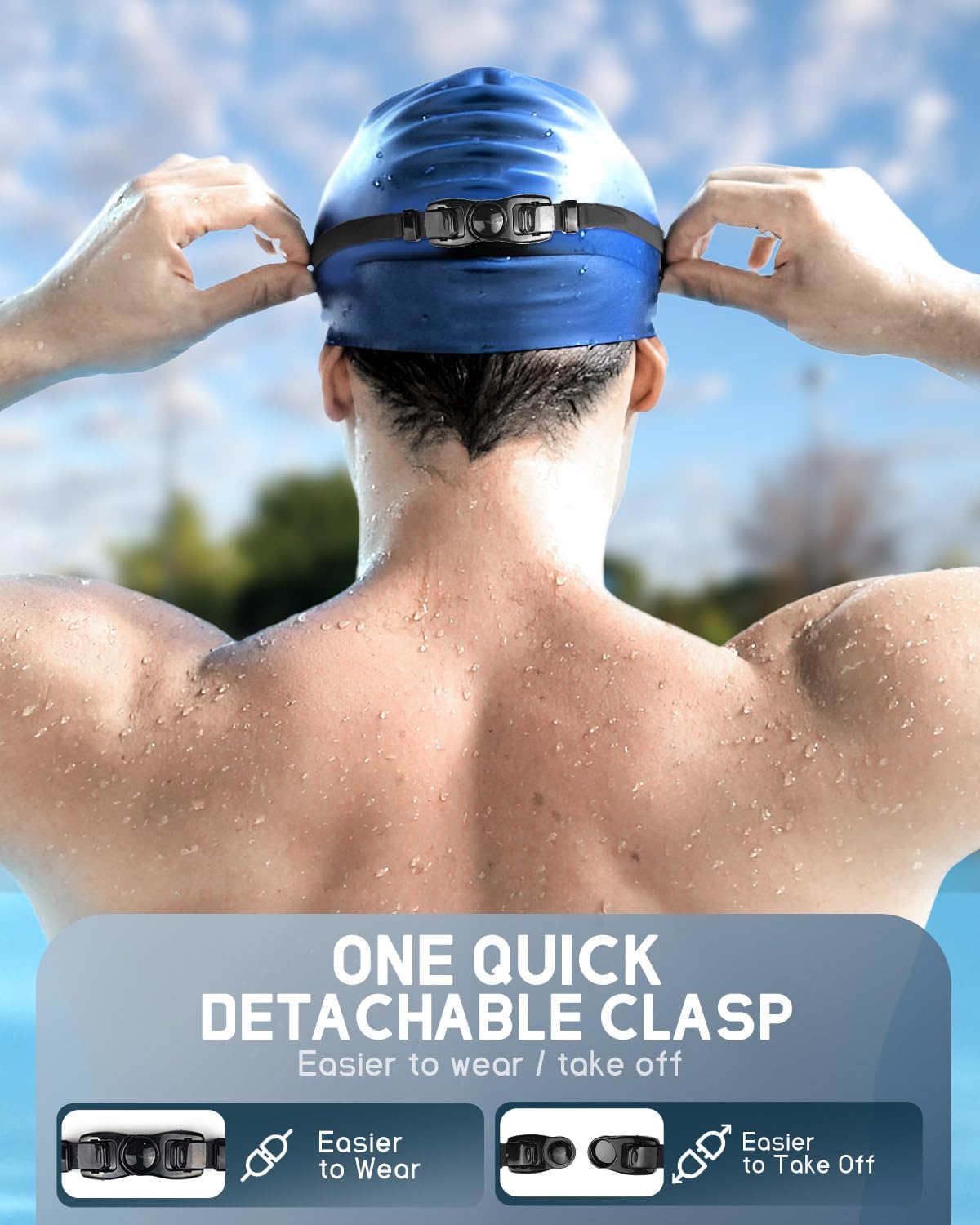 Thumbnail 5 de Lorrtta Wide Vision Swimming Goggles (2 Pack) – Anti-fog, UV protection, wide view fit