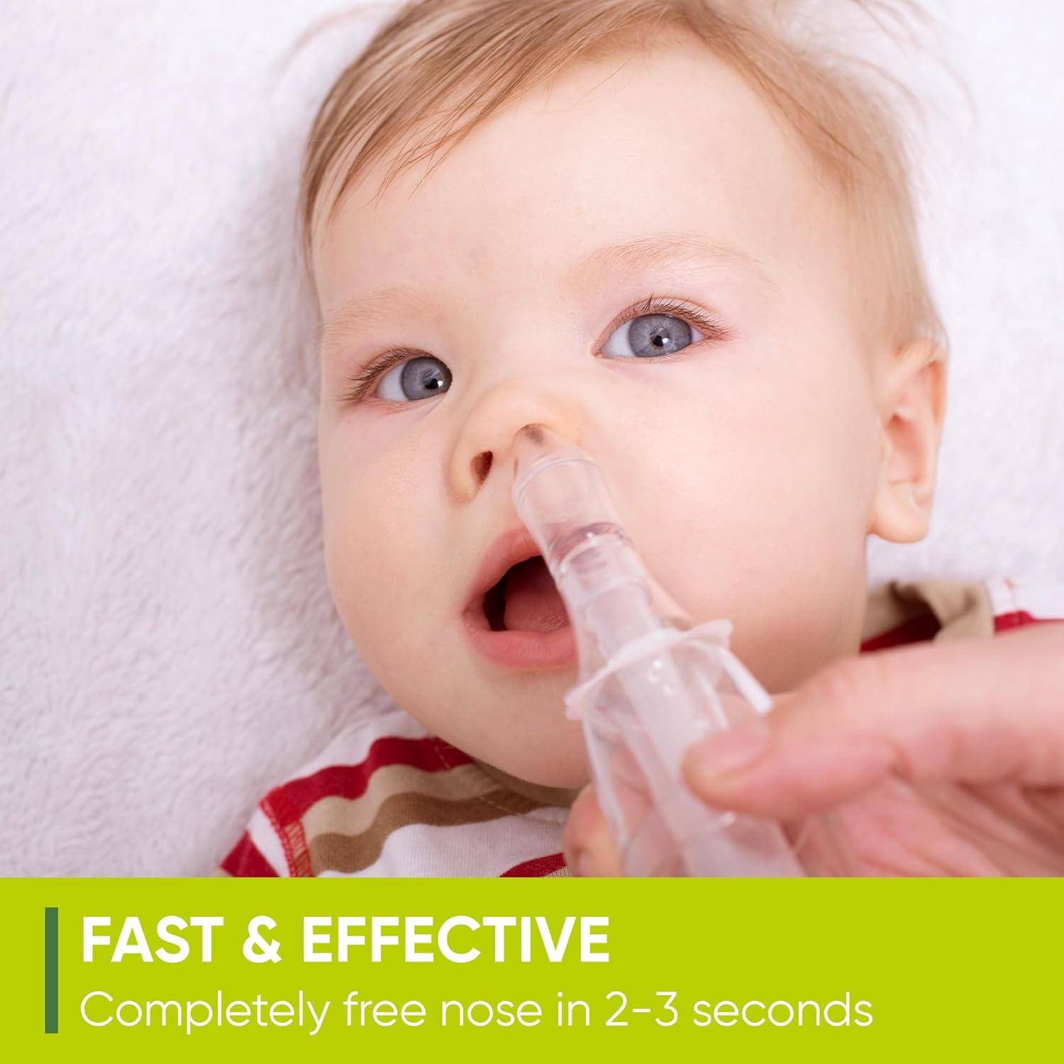 Detalle 2 de Airmed’s Vac Baby Nasal Aspirator with 2 Suction Heads and Cleaning Brush