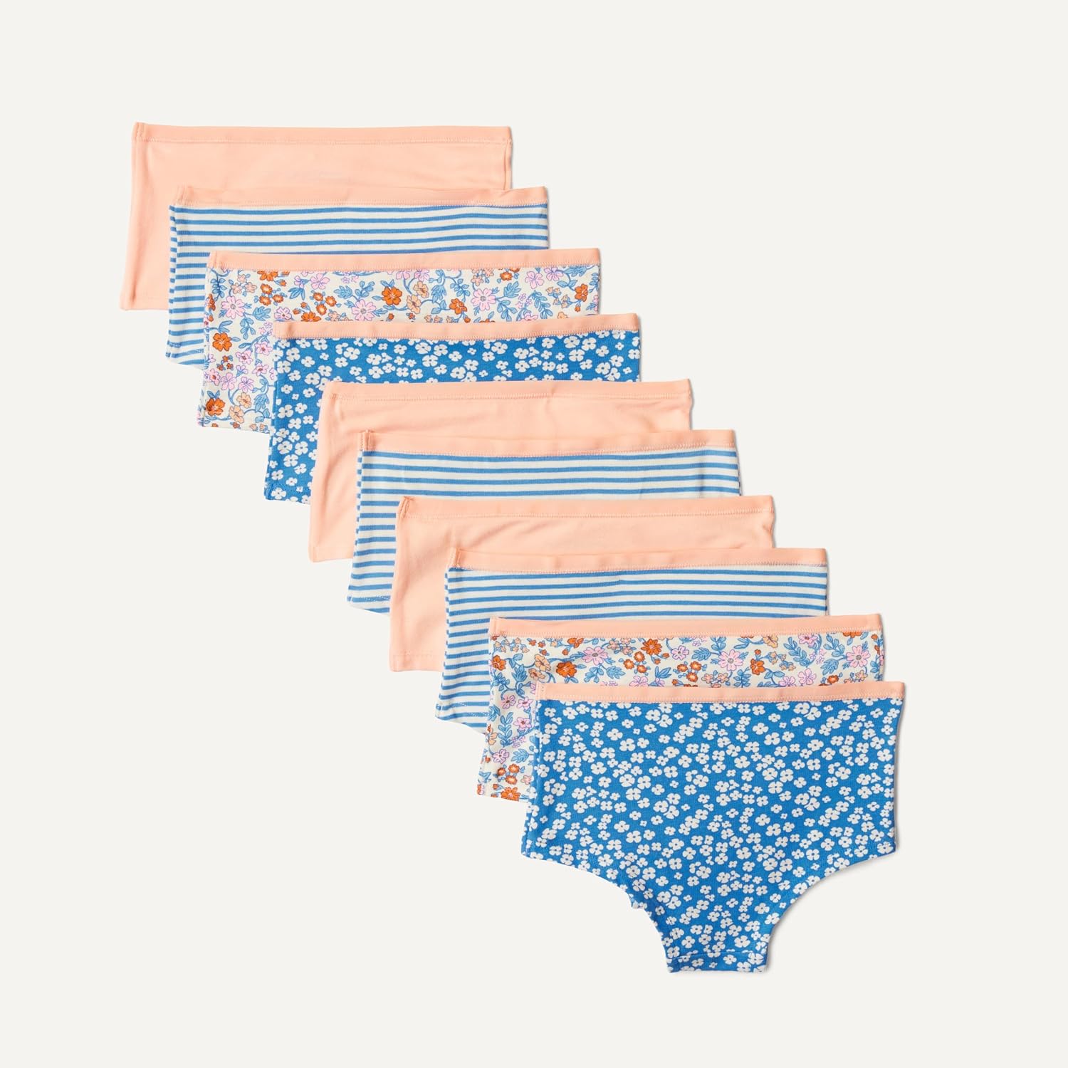 Detalle de Amazon Essentials Girl's Cotton Jersey Boyshort Underwear